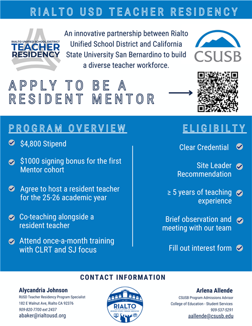 CSUSB mentor